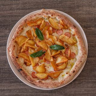 mozzarella wurstel patatine