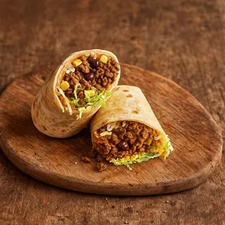 Burrito chili mex di manzo