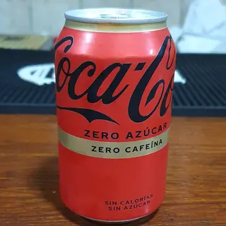 Coca-Cola Zero Azúcar Zero Cafeína lata 330ml.