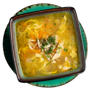 Куриный суп с лапшой