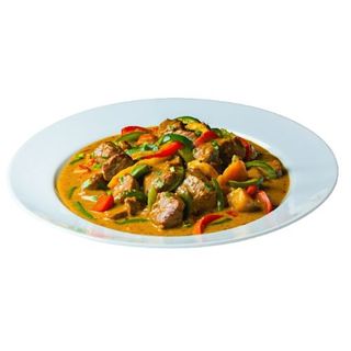 Cerdo Con Salsa Curry