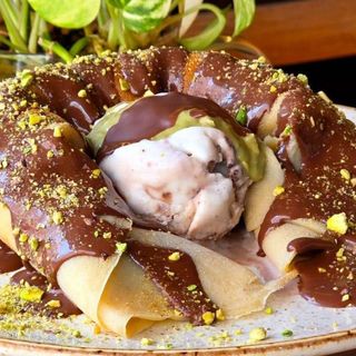 Crepe Pistacho