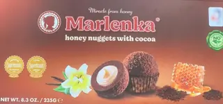 Bonbon cu miere si nuca, crema de vanilie