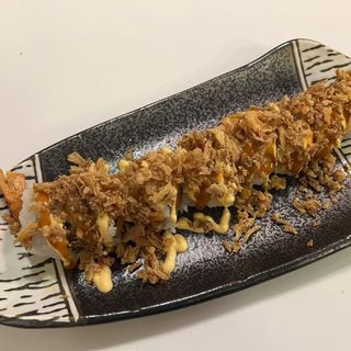 92D.Crunch Tempura De Langostino Y Aguacate Picante (8 Pzs.)