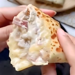 Crêpes salées  charcuterie fromage