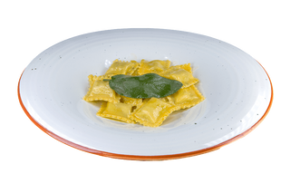 46.Равиоли с рикота и спанак в италианско масло (250г)