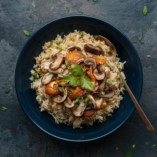 Mushroom rice
