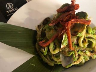 Yaki udon con rape e vongole