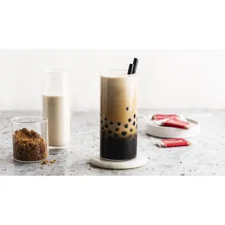 Lotus Milk Boba Tea