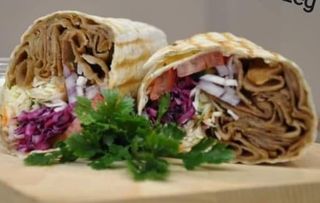 Kebab w tortilli mały