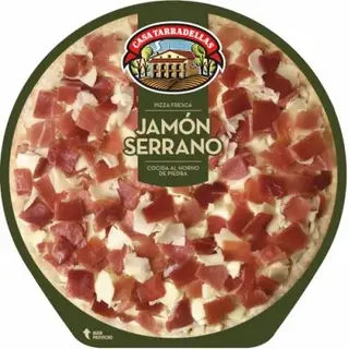 Pizza De Jamón Serrano Casa Tarradellas 390 Gr.
