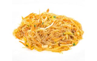 619 Spaghetti di soia cinesi saltati con verdure 