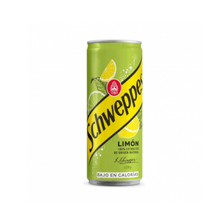Schweppe limón lata