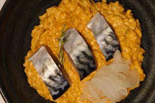 Arroz Mantecado De Pescado Azul