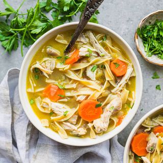 Chicken noodles soup 
