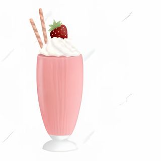 Клубничный милкшейк