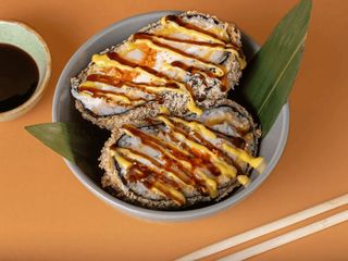 Суші-бургер з креветкою та Дор блю (350g)