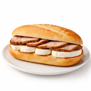 Pulga De Pata Con Queso Blanco