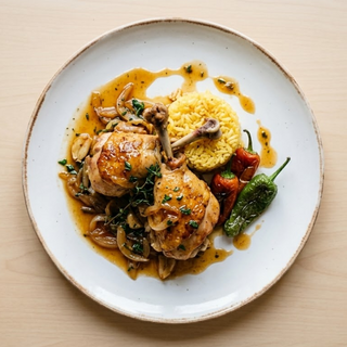 Pollo A La Canilla Con Amontillado