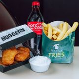 Nuggets (6 Uds.)  + Patatas + Bebida