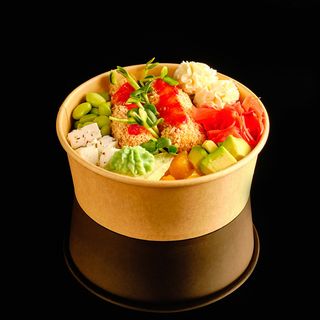 Боул з креветкою в темпурі