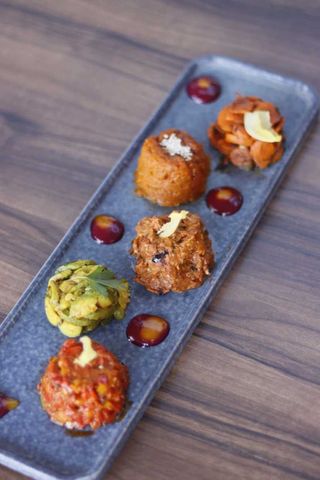 Assortiment de salades marocaines