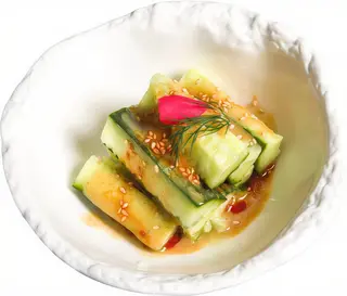 4 Pepinos con miso