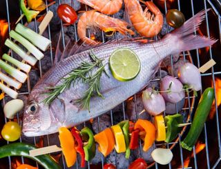 Plat poisson grille