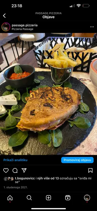Omlet sa šunkom