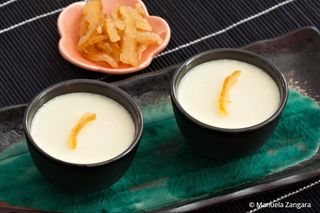 Yuzu panna cotta