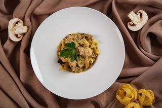 Паста "Фетучини" с курицей