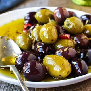 Azeitonas confitadas