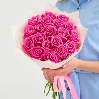 Bouquet rose rosa 50cm