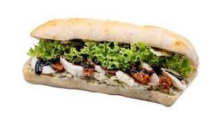 Kanapka schiacciata z mozzarellą