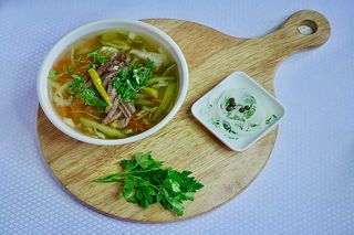 Борщ похмельный на рассоле