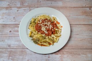Macarrones con salsa boloñesa