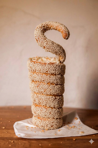 Кюртош з кунжутом