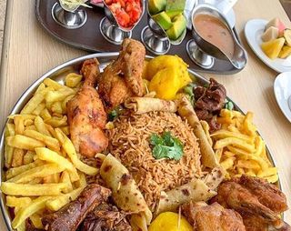 Lusaniya (Local Food) For 2 People + Fruits