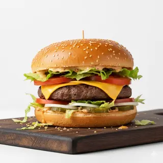 Panino con hamburger