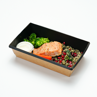 Филе лосося с киноа (0,250гр&)