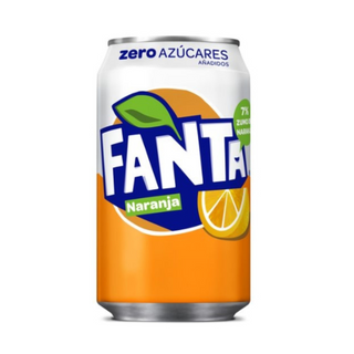 Lata de Fanta de Naranja Light