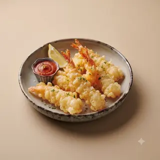 Tempura di gamberi