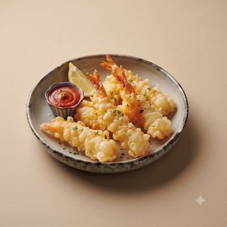 Tempura di gamberi