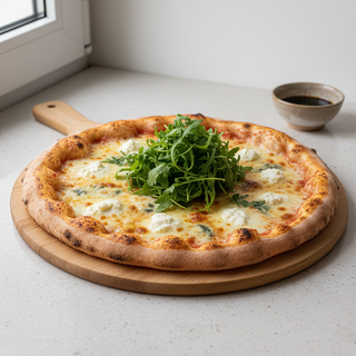 Pizza Quattro Formaggi uriasa