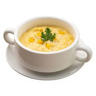 Sopa De Maíz Con Marisco