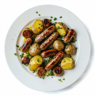 Patate con salsiccia