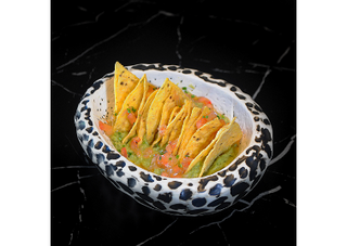 GUACAMOLE CON NACHOS Y PICO DE GALLO