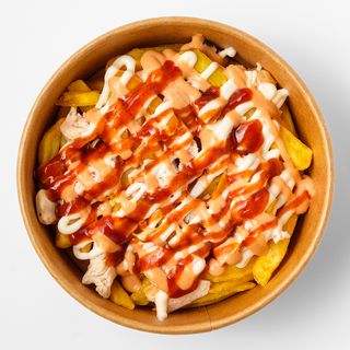 Philly cheese loaded fries