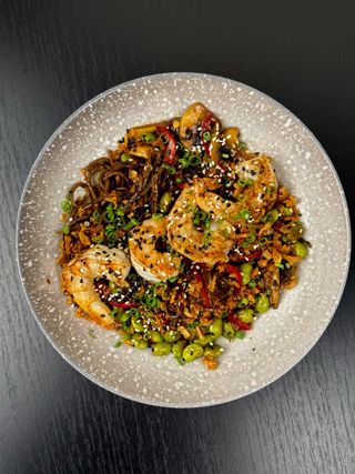 Локшина соба з креветками