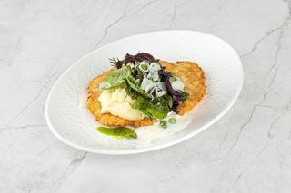 Куриный шницель по- Венски 	